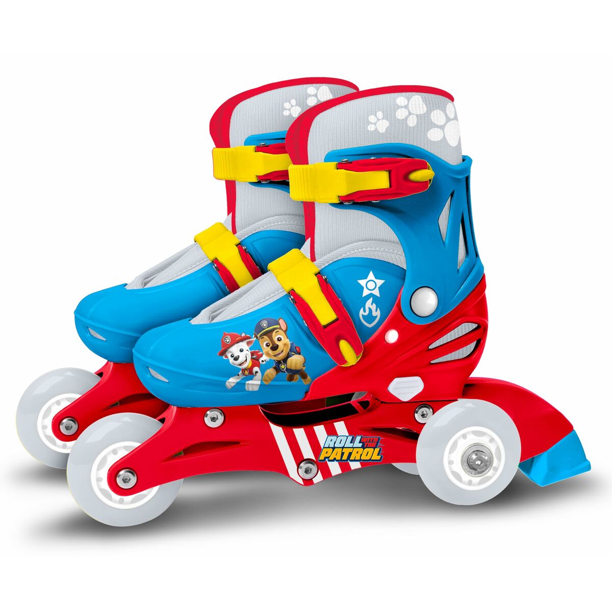 Pattini in Linea The Paw Patrol Azzurro Rosso
